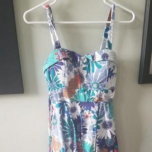 Flower print dress